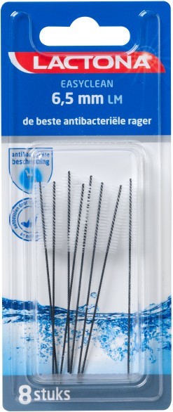 Lactona Ragers Easyclean L/M 6.5 mm 8 stuks