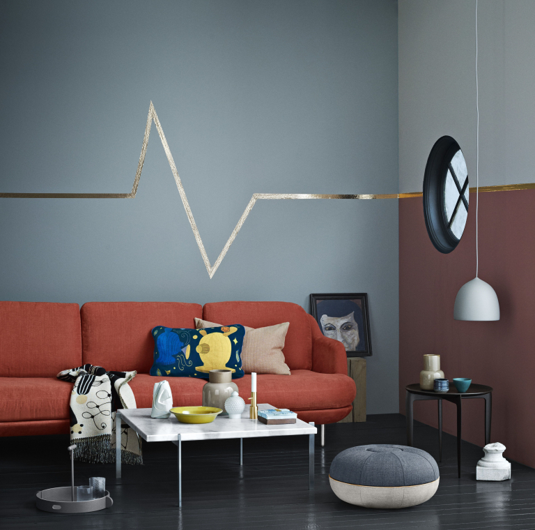 Fritz Hansen Lune bank 3-zits Gingersnap