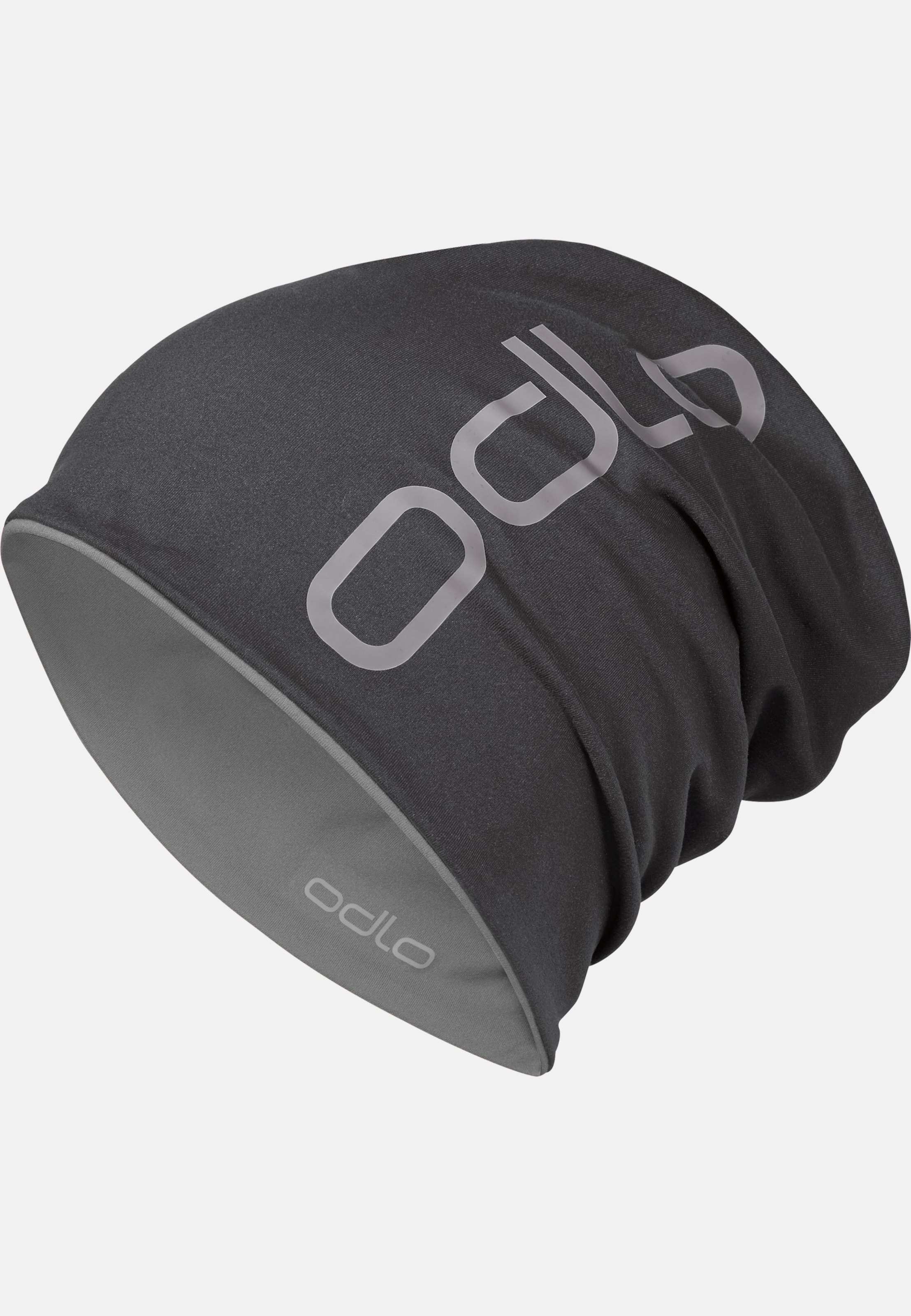 Wendbare Mütze in black - odlo steel grey