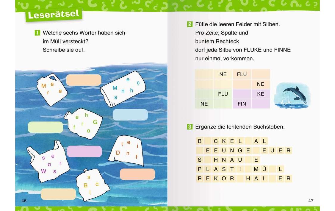 Kinder-Sachbuch WWW Erstleser: Wale und Delfine Band 3Spielerisch lesen lernen