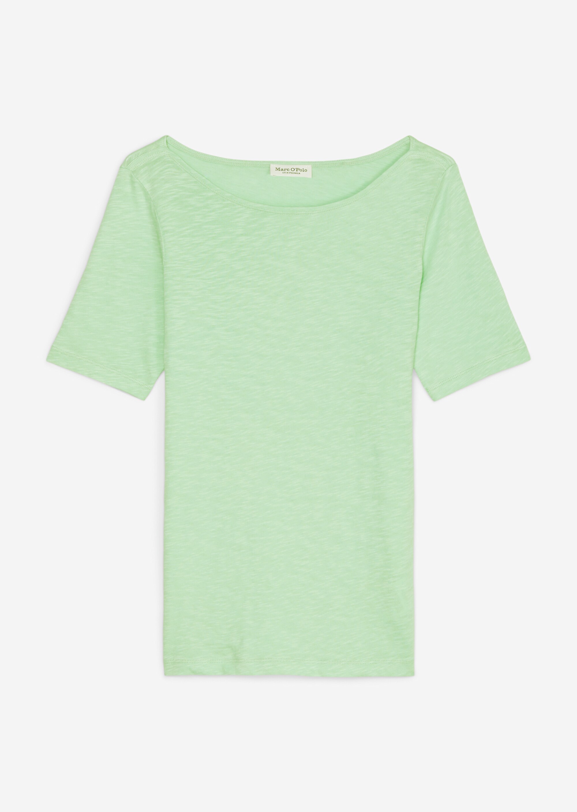 U-Boot-T-Shirt regularaus softem Slub-Jersey