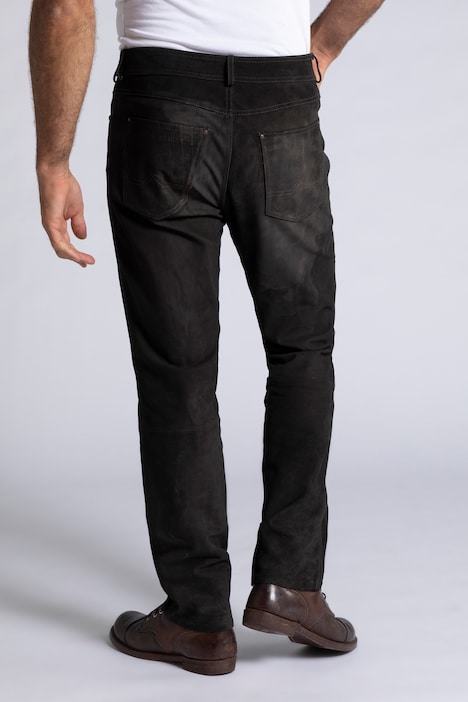 Lederhose, Regular Fit, 5-Pocket, Büffelleder