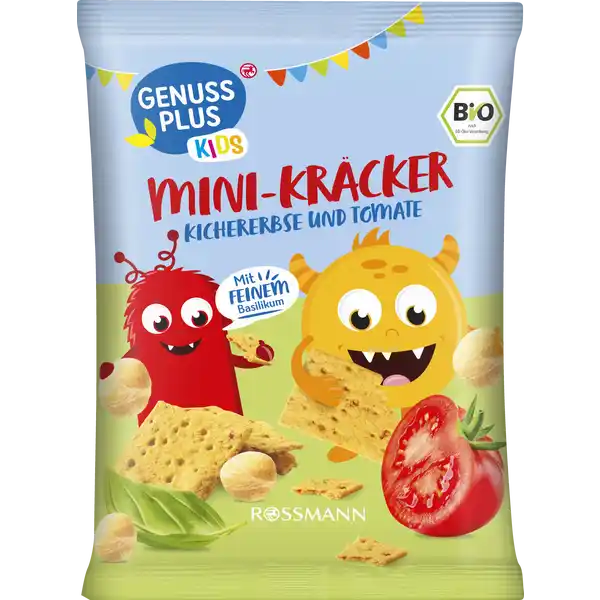 Bio Mini-Kräcker Kichererbse und Tomate