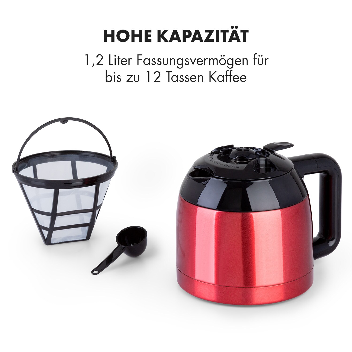 Kaffeemaschine Arabica 800W EasyTouch Control silber/schwarz