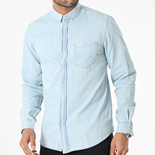 Chemise Jean Manches Longues Matchy 03T4901M Bleu Wash