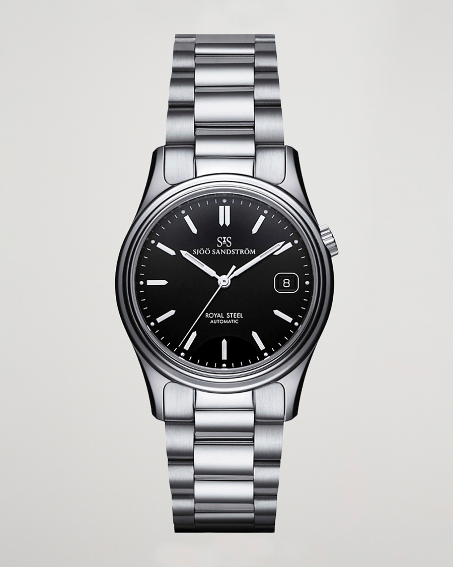 Sjöö Sandström Royal Steel Classic 36mm Black with Steel