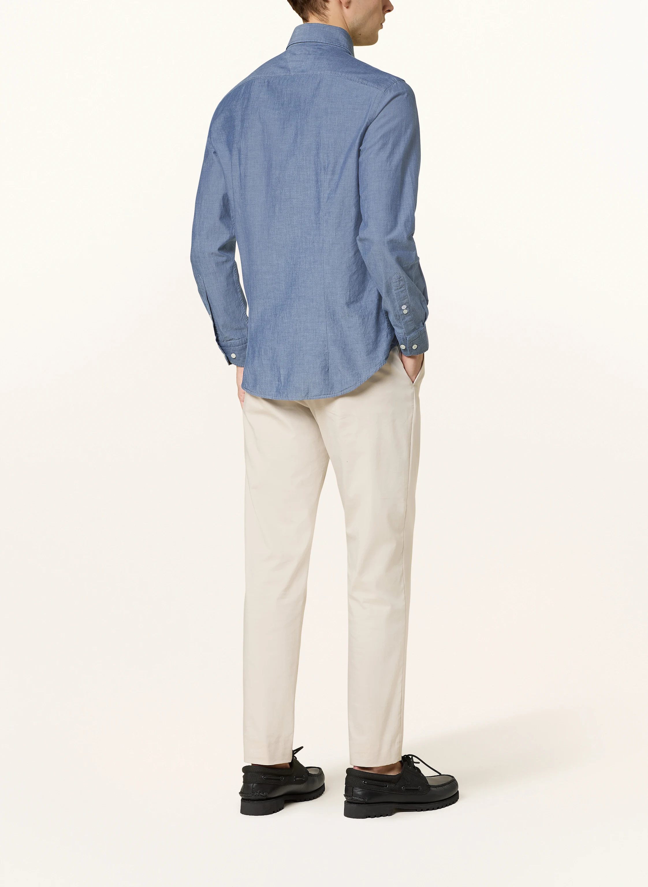 TOMMY HILFIGER Hemd Slim Fit in Jeansoptik