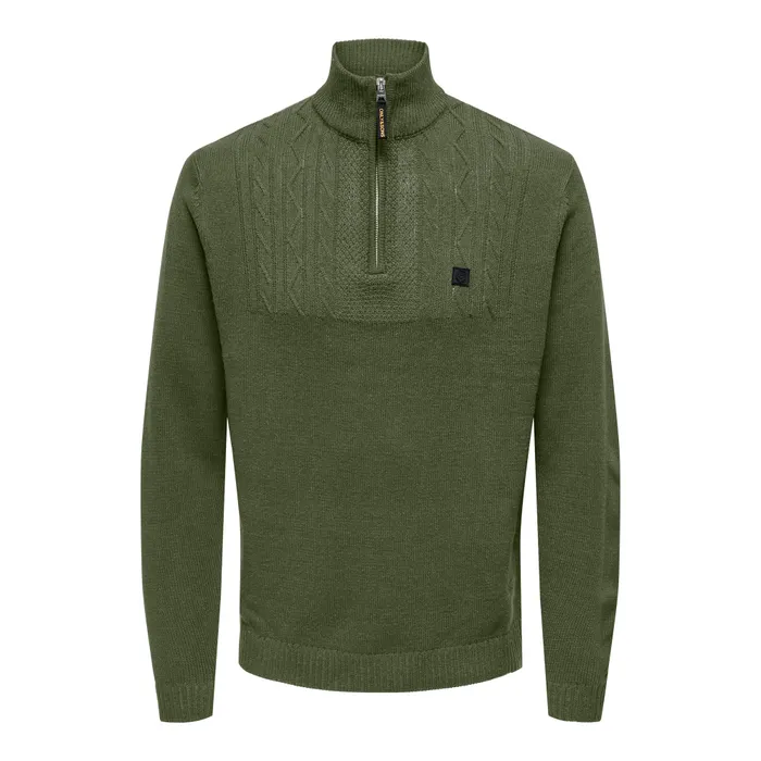 Only & Sons Hett Half Zip Trui Heren