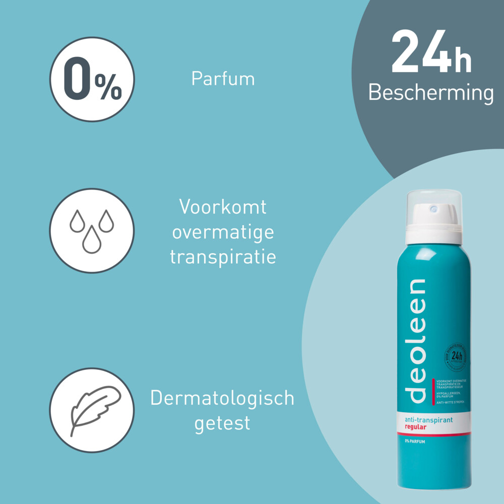 Deoleen Deodorant Spray Regular Anti-Transpirant150 ml