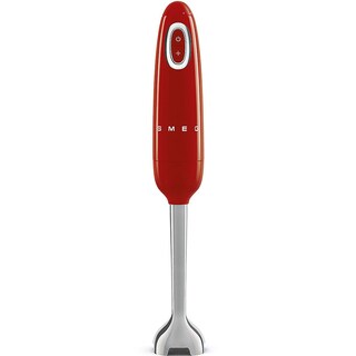 SMEG Stabmixer Solo rot/silberfarbig