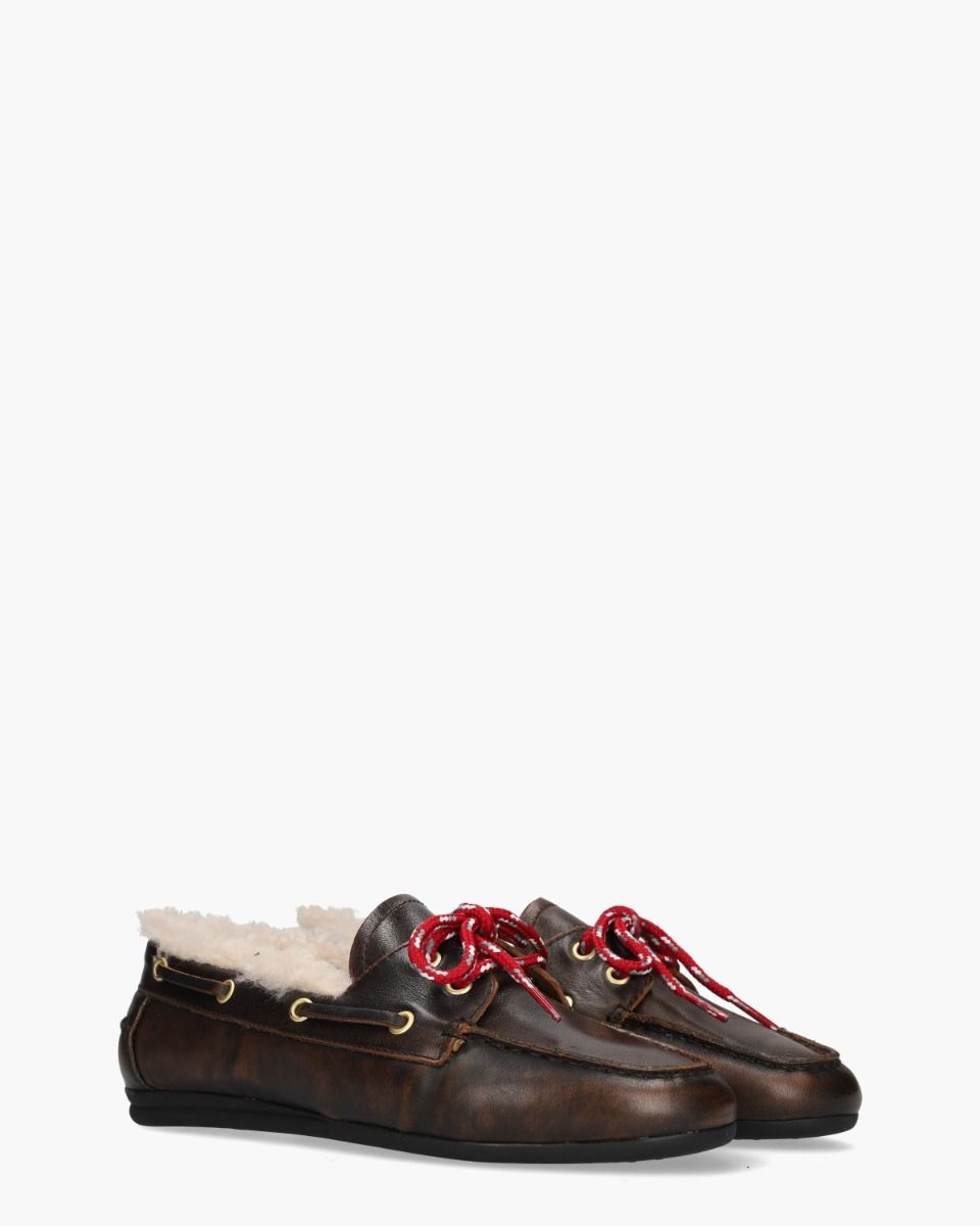 Toral Nahua Donkerbruin Damesloafers
