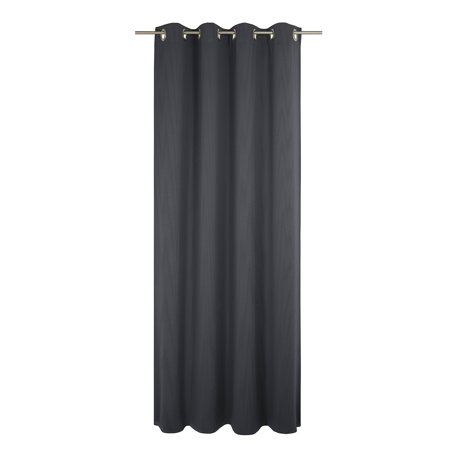 Einzelschal mit Ösen UNI COLLECTION LIGHT - dunkelblau - 145x145 cm