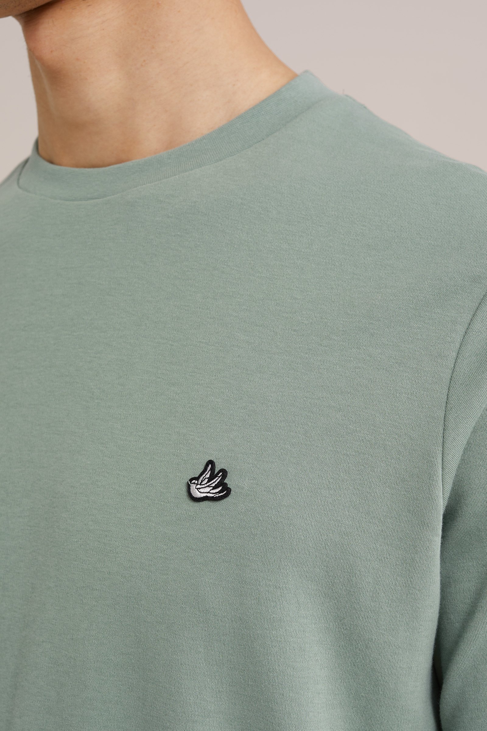 T-shirt Fundamentals Grijsgroen