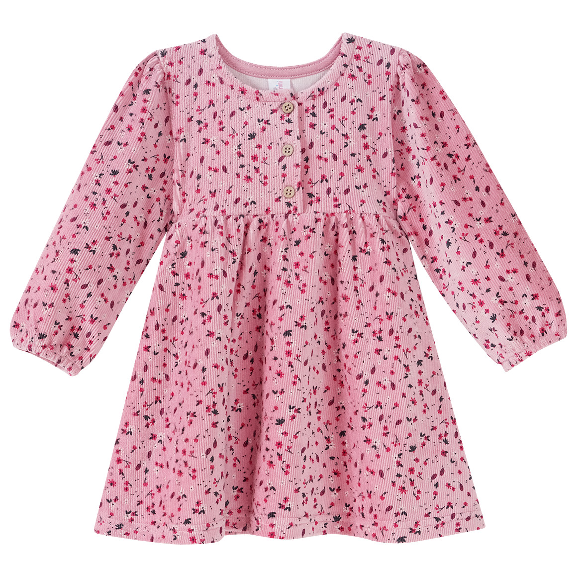 Topomini Baby Kleid mit Blumen rosa