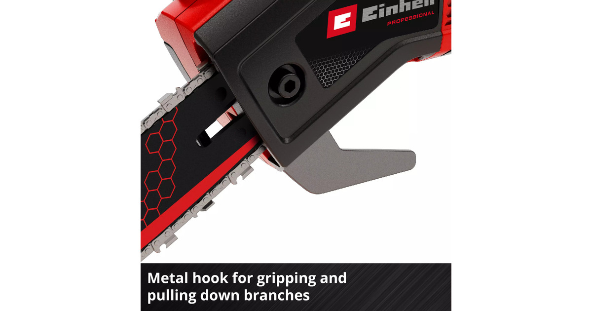 EINHELLProfessional Accu Telescopische Kettingzaag GP-LC 18/20 Li T BL-Solo  (Rood/zwart, Accu en oplader niet inbegrepen)