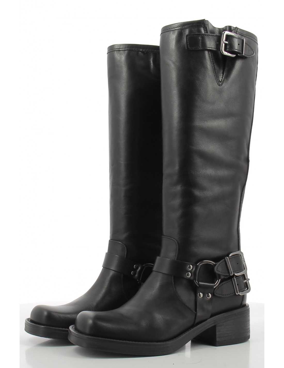 kharisma Bottes Femme Arlington Cuir Noir