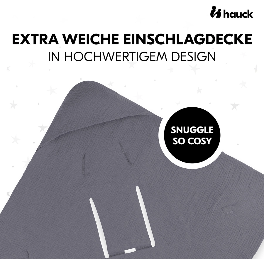 hauck Einschlagdecke Snuggle so Cosy Stone