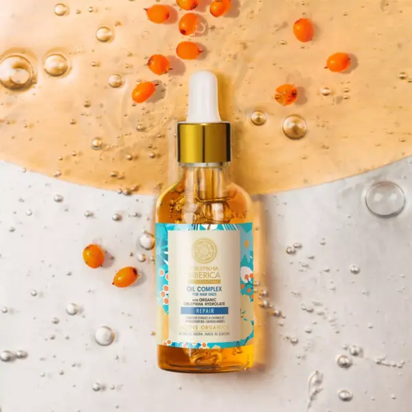 Natura Siberica - Complexo de Óleo de Espinheiro-marinho para Cuidado de Cabelos Danificados 50ml