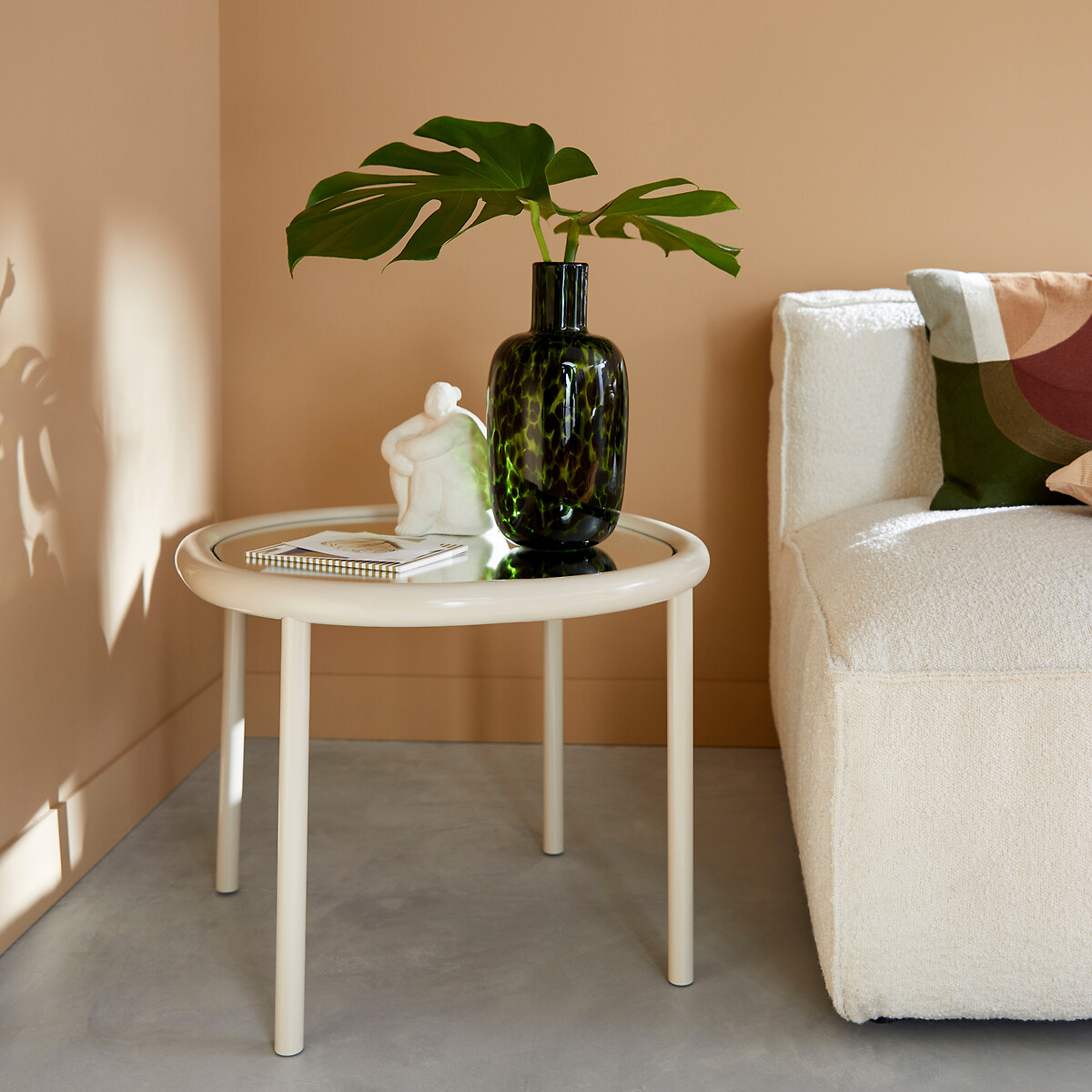 LA REDOUTE INTERIEURS<br>Mesa de apoio com tampo espelhado, Tubula