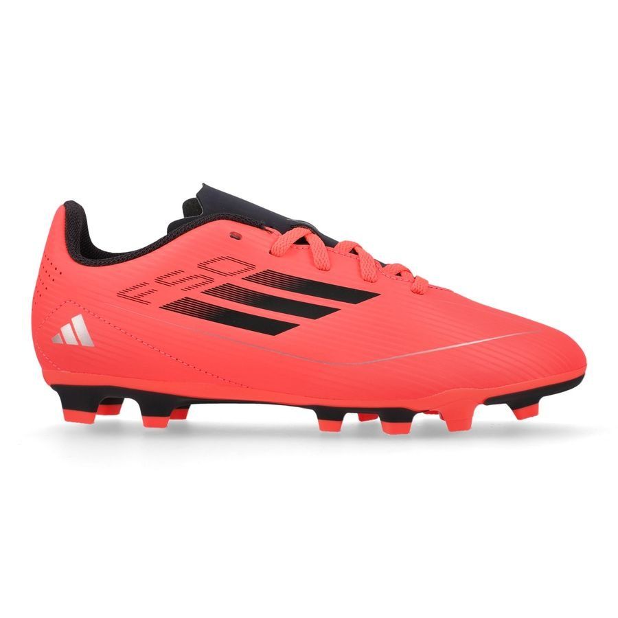 adidas F50 Club FxG Vivid Horizon - Turbo/Aurora Black/Argenté Enfant