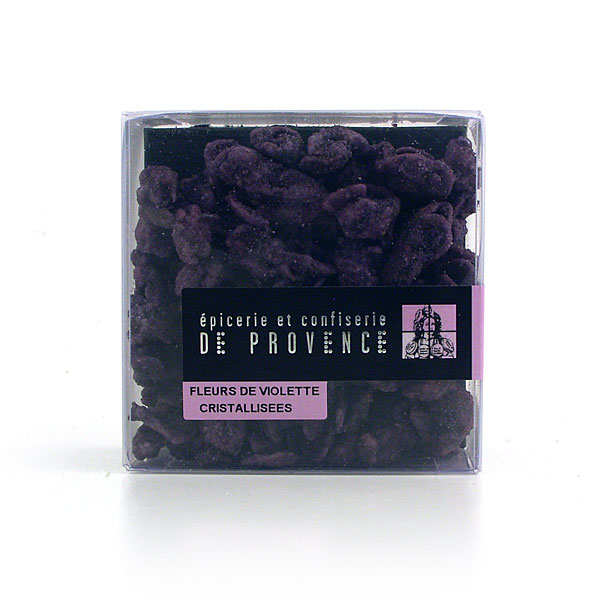Fleurs de violettes cristallisées - Epicerie de Provence