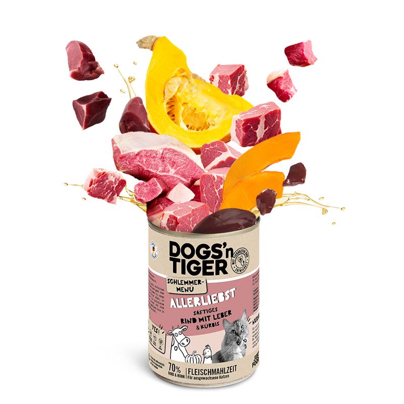 Menu gourmet Dogs'n Tiger 6 x 400 g