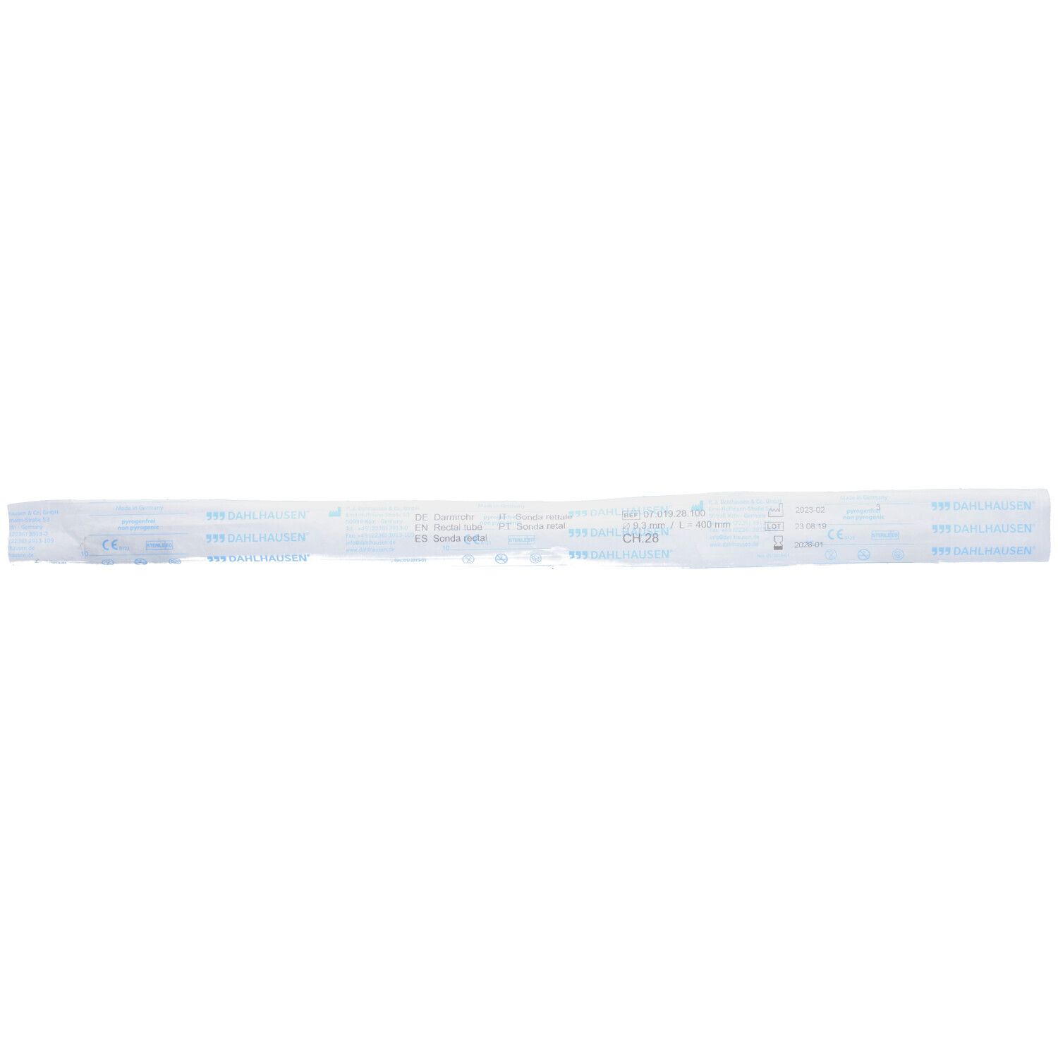 Einmal Darmrohr Ch 28 steril 40 cm