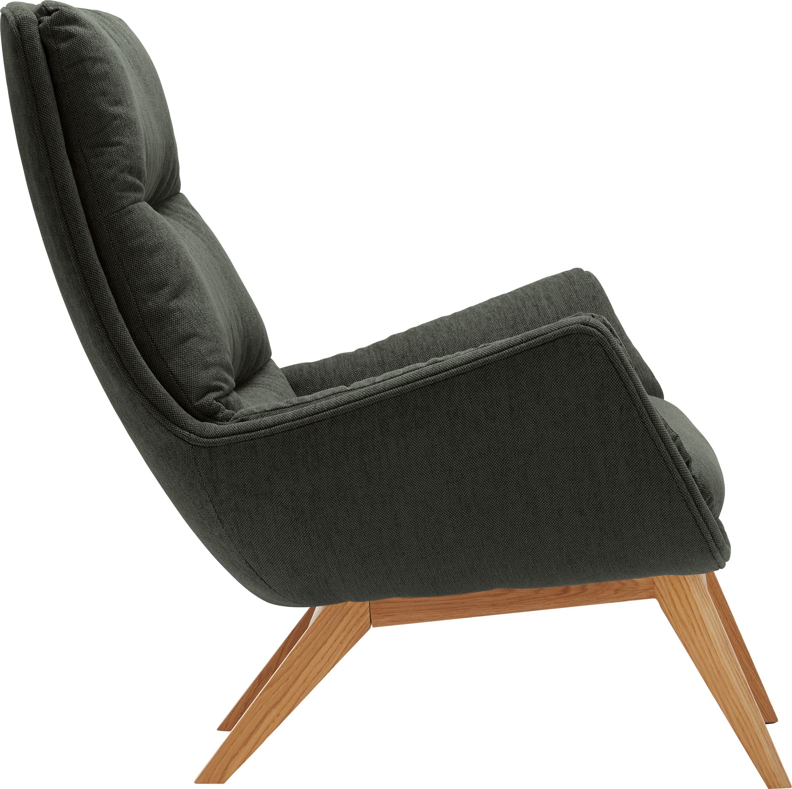 ANDRES Sessel - Grün / B: 83.0 cm x T: 94.0 cm x H: 97.0 cm