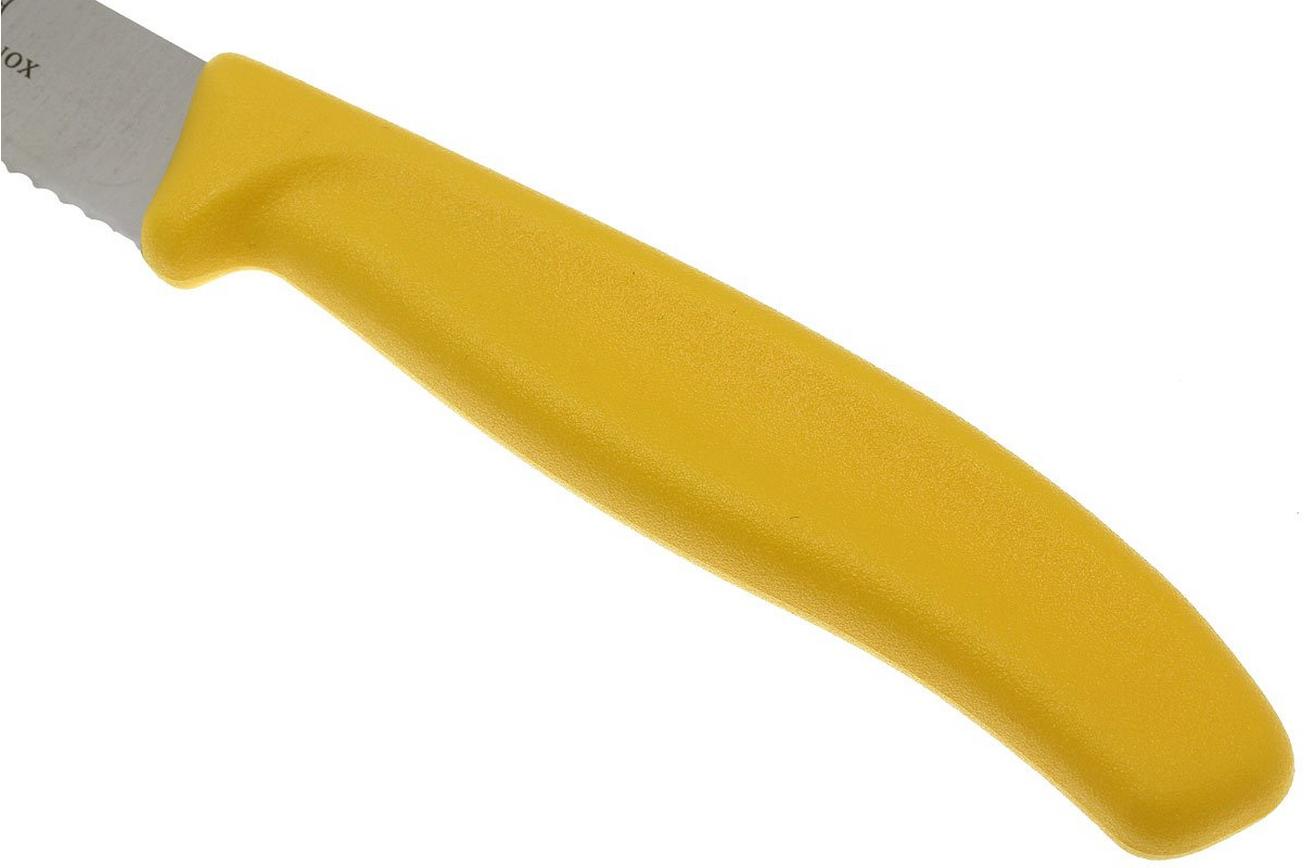 Victorinox SwissClassic pizza-/steakmes geel, set van 2, 6.7936.12L8B