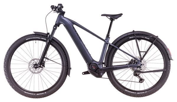 VTT Électrique Semi-Rigide Cube Reaction Hybrid Pro 800 Allroad Shimano Deore/Deore XT 12V 800 Wh 27.5'' Gris Metallic 2025