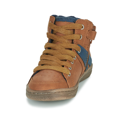 Kickers - LOWELL - Camel / Bleu