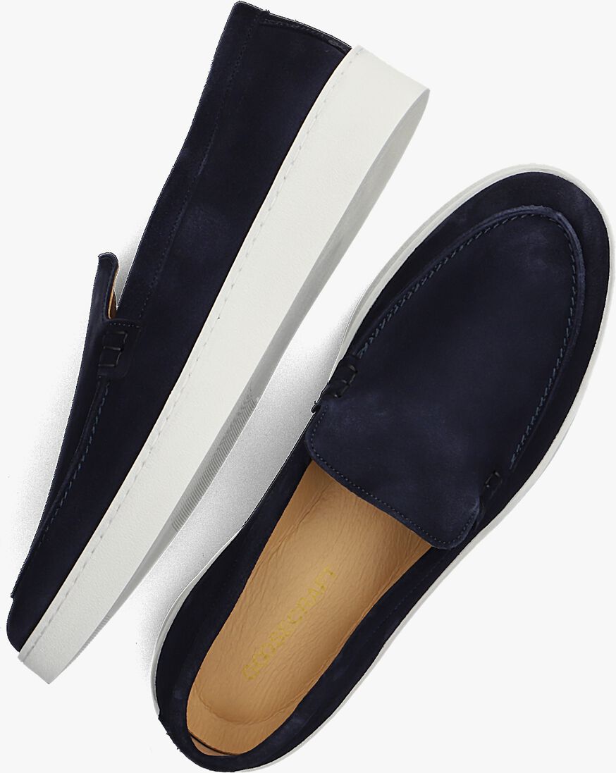 GOOSECRAFT blauwe goosecraft loafers bean