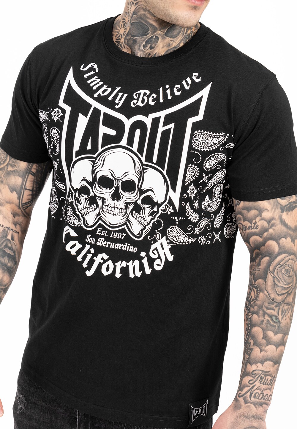 Tapout Herren T-Shirt normale Passform ADELANTOS