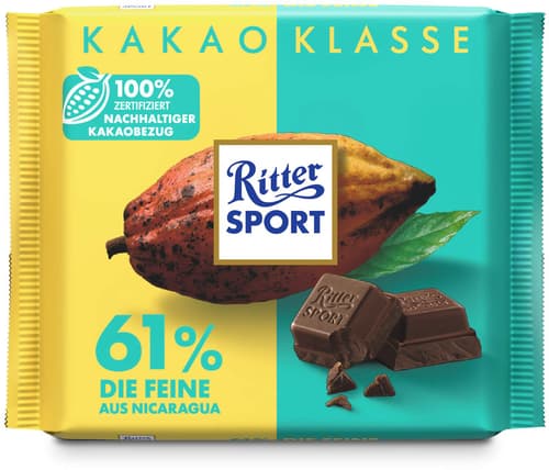 Ritter Sport 61% NICARAGUA DIE FEINE