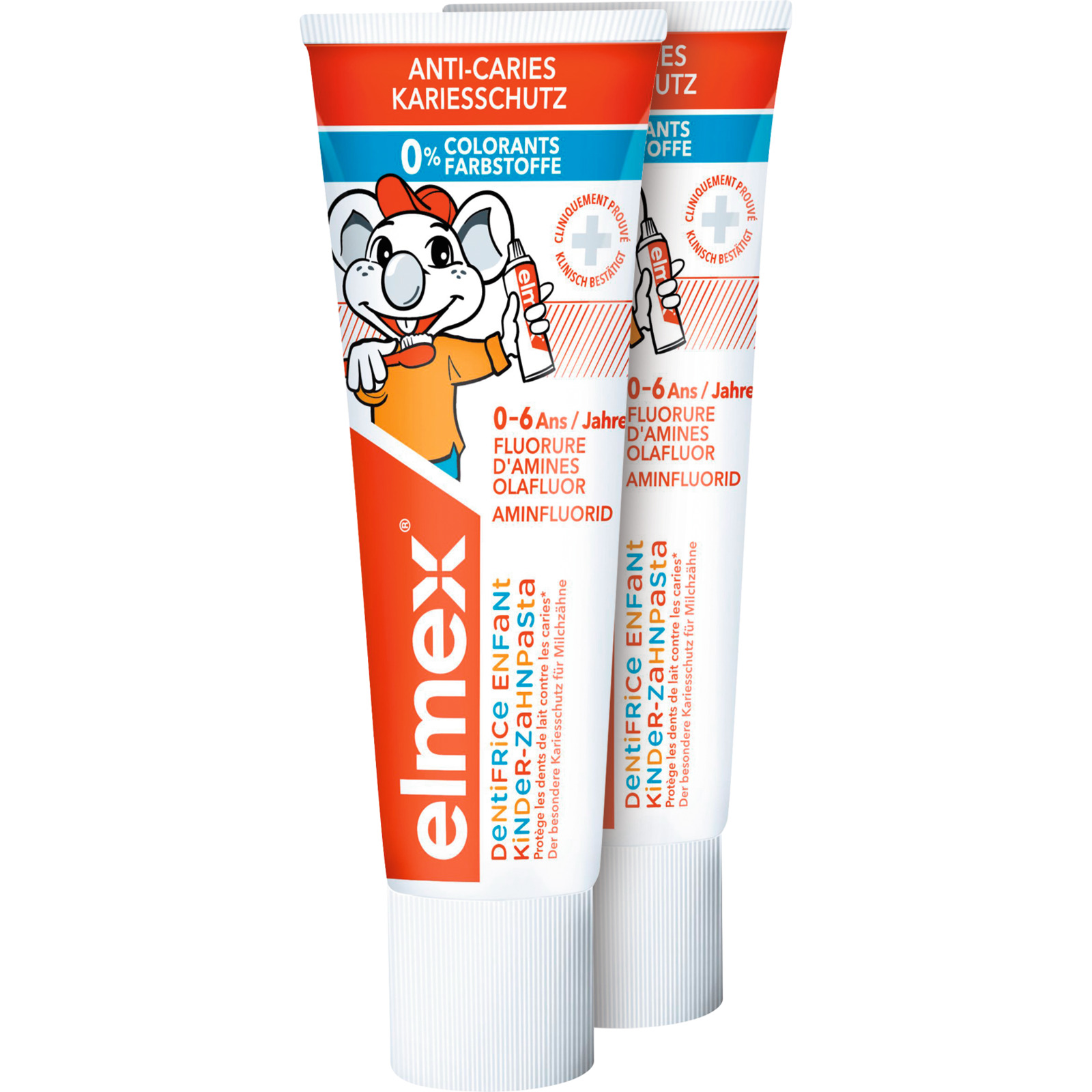Elmex Kinderzahnpasta 2 x 75 ml
