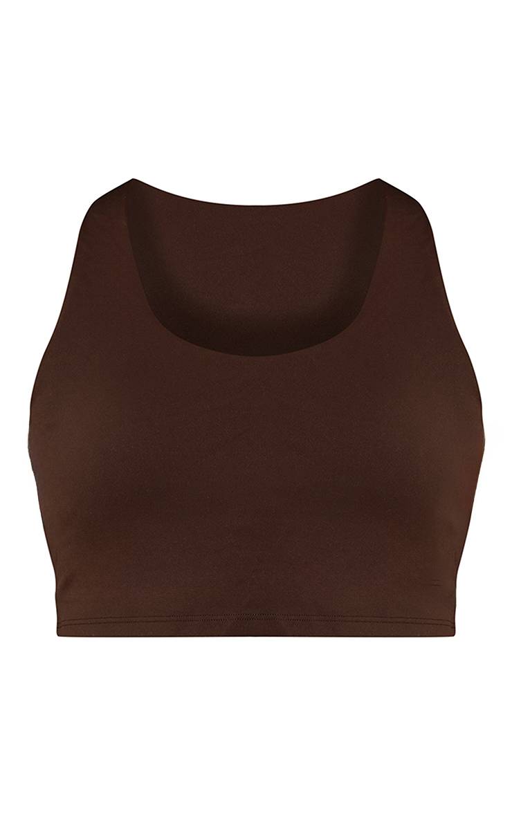 Espresso Brassière De Sport Rembourrée Double Couche Ultimate Sculpt