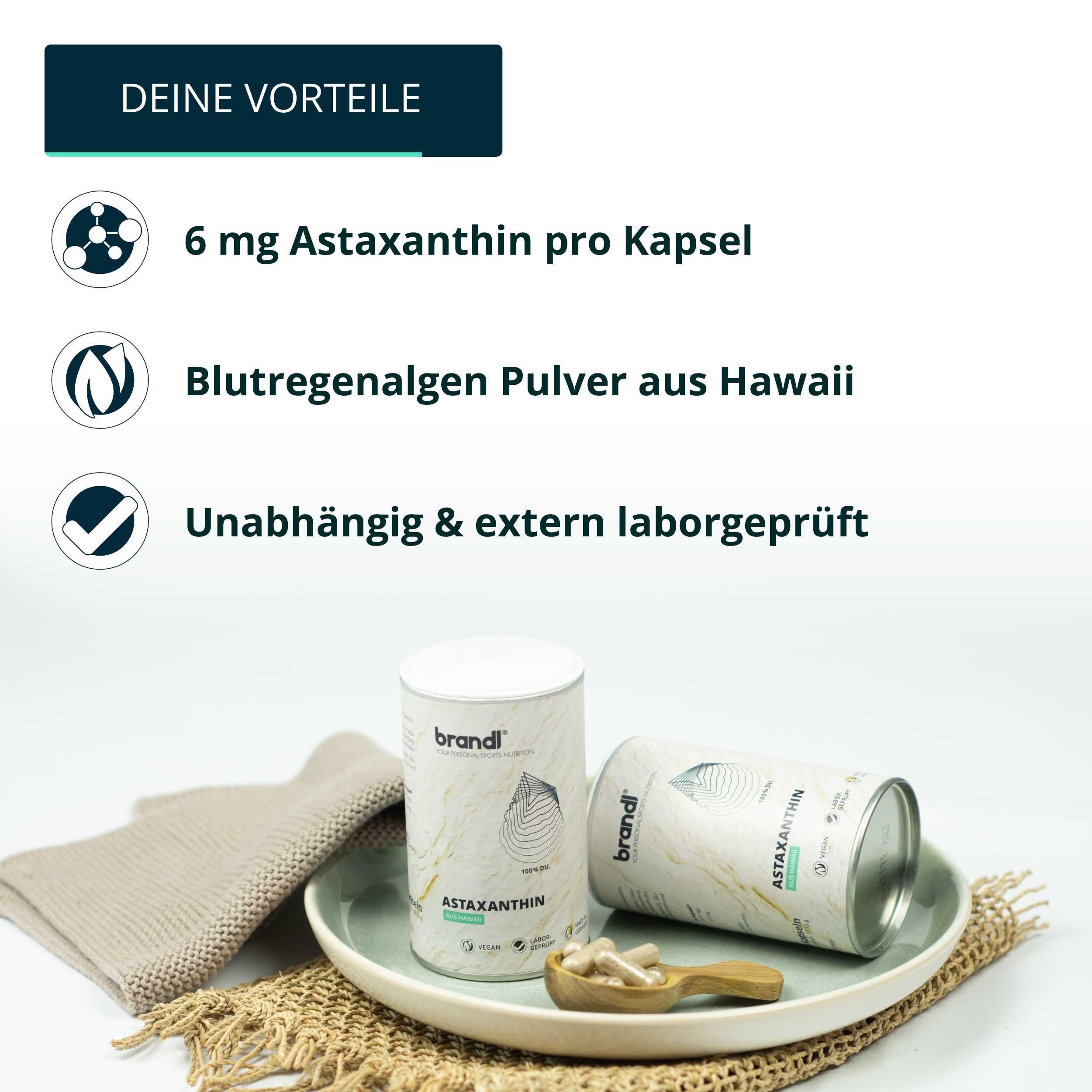 brandl® Astaxanthin mit Antioxidantien