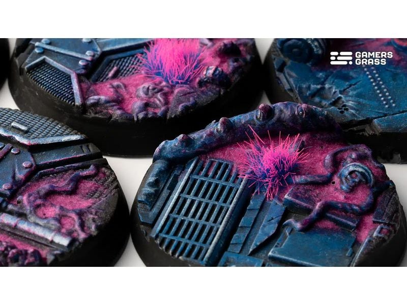 GamersGrass Base Alien Infestation round 40 mm (x5) Hochwertige Bases für den Miniaturenbau
