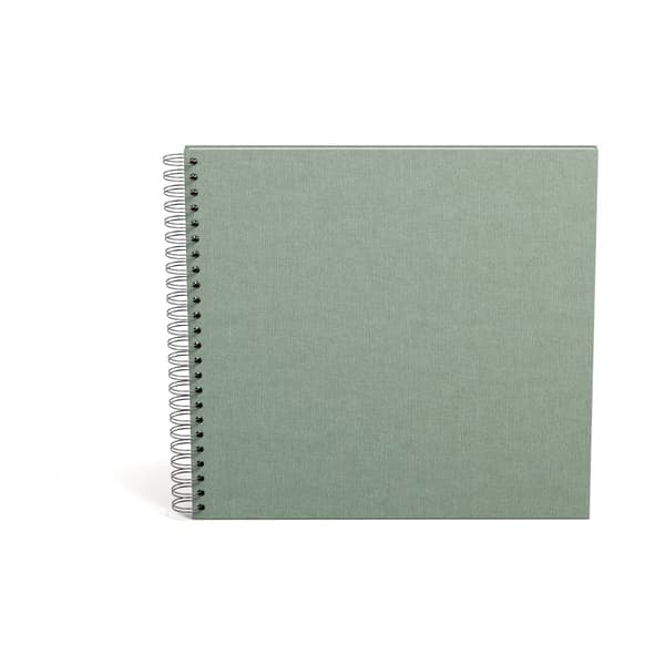 Fotoalbum Soft Teal med hvite ark 35x31,5cm Bigso Box of Sweden