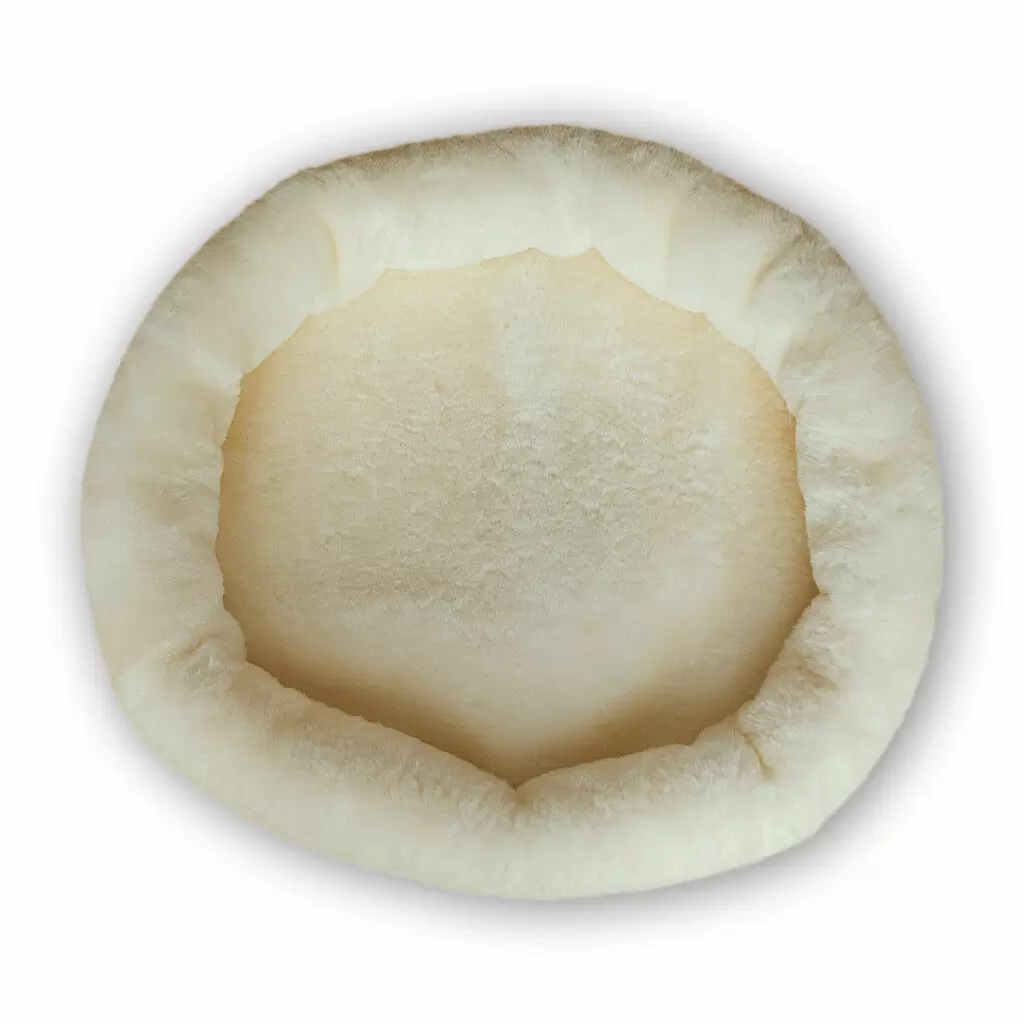Zubehör - TierZubehör Lammfell-Kuschelbett klein beige