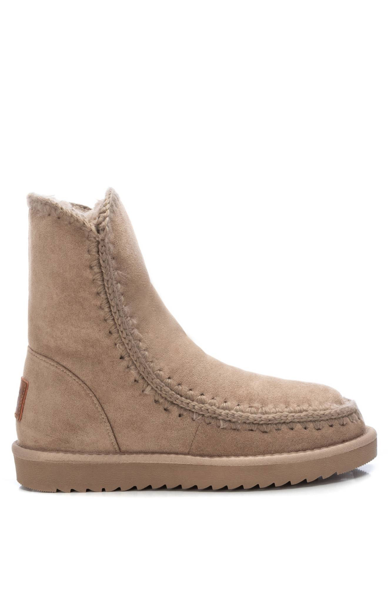Botas de camurça femininas até o tornozelo