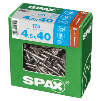 Spax schroef T-Star Plus roestvast 4,5x40 mm 175 stuks