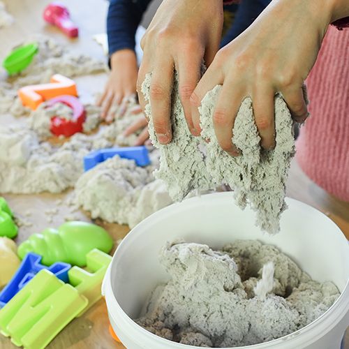Creall modelleer zand - 2,5 kg - naturel