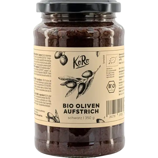 Bio Oliven Aufstrich schwarz
