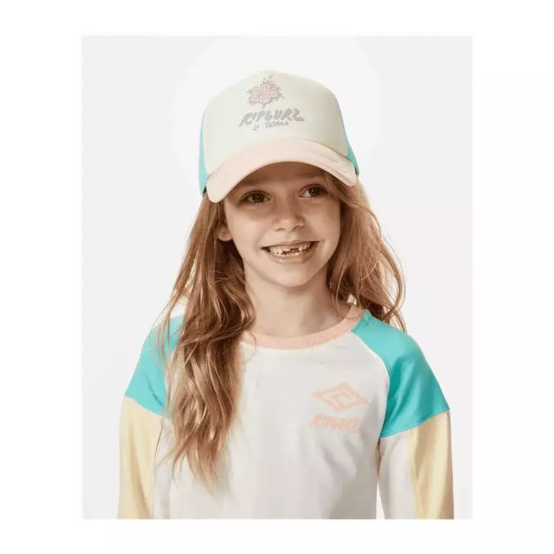 Teeshirt junior RIPCURL La Tropica Ls Tee -Girl Bone 45019
