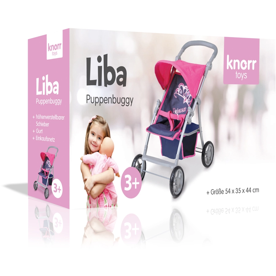 knorr toys® Puppenbuggy Liba - diadem blau