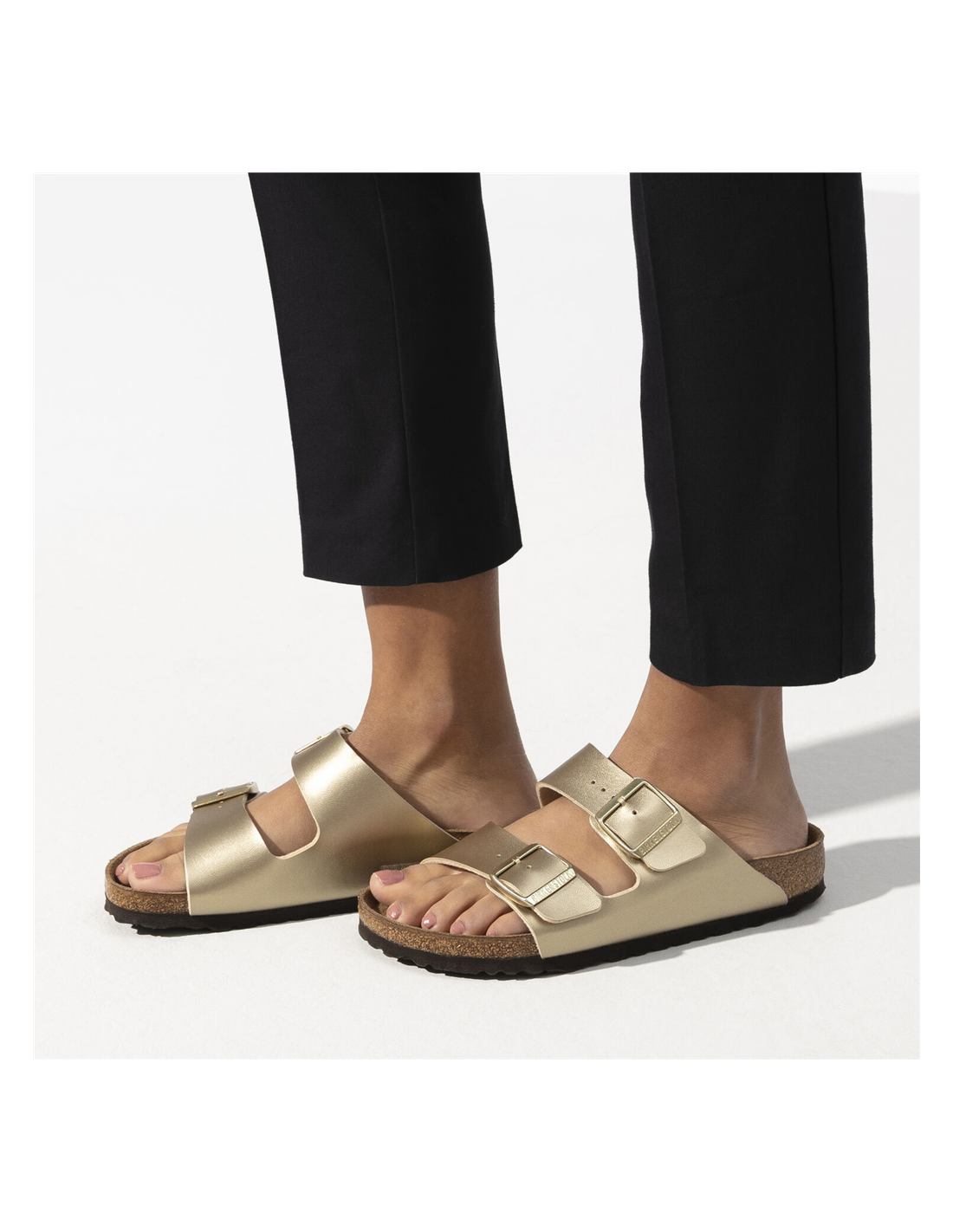 birkenstock mules femme arizona doré