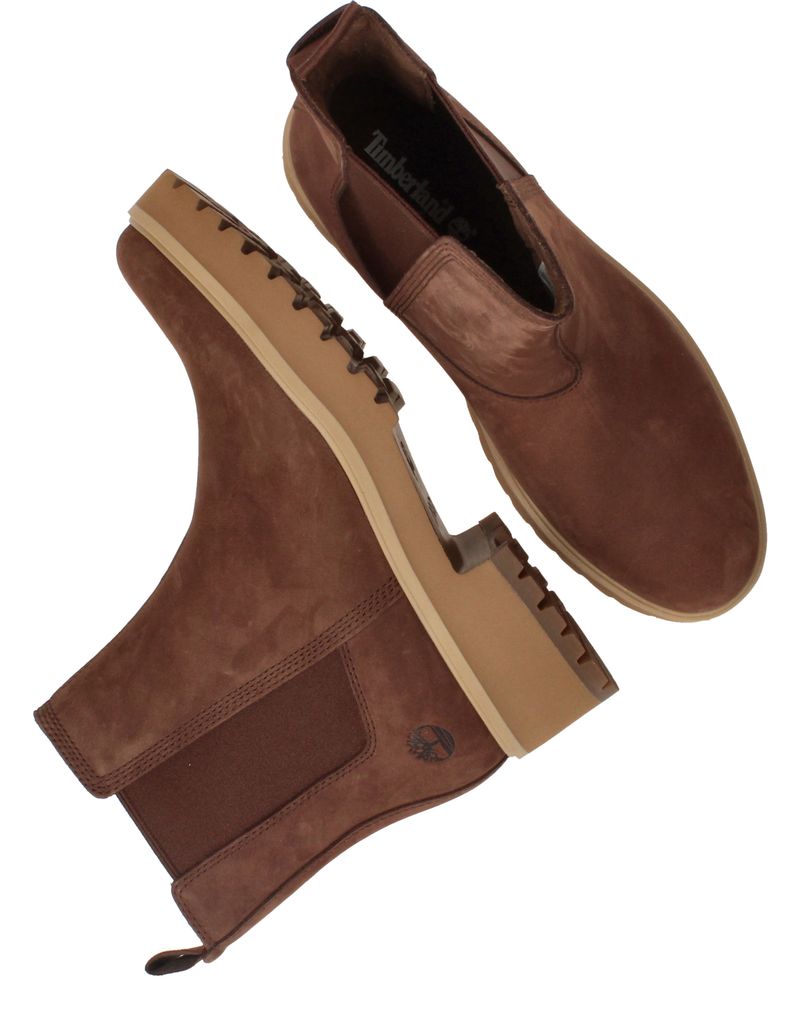 Timberland Carnaby Cool Mid Chelseaboots Bruin Dames