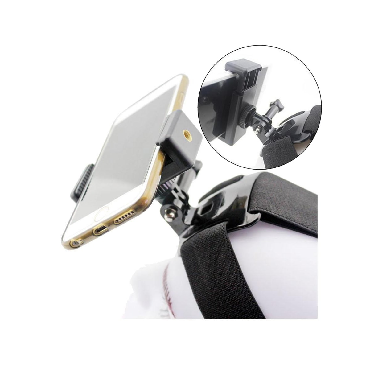 Pannebånd for GoPro kamera og mobil