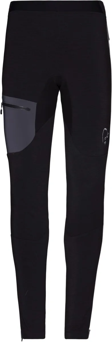 Norrøna Women's Trollveggen Warmwool2 Stretch Tights Caviar